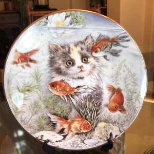 Kitten Plate.  NWOT